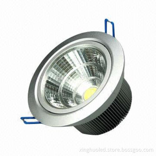 High-CRI COB LED downlight, 15W, Epistar, 80-90lm/W, 2,700-7,000K available, 3 years of warranty